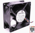 NMB-MAT Minebea 3615ML-04W-B76 Server - Square Fan V02, sq92x92x38, 12V 1.60A. 