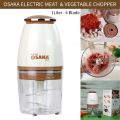 Electric Meat Grinder & Meat Chopper Machine 1.2 Liter Stainless Steel 4 Blades Grinder Machine Qeema Chopper Machine Osaka Meat Chopper Machine. 