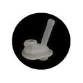 Richell Richell PPSU Children's Straw Cup Accessories Transparent Cup Silicone Nozzle Straw Ball Replacement. 