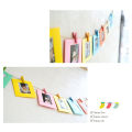 Instant Film Camera Photo Frame Set 3 Inch Colorful Paper Picture Frames Wit LJ4. 