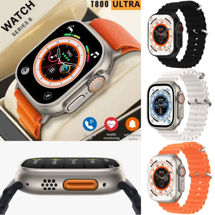 T800 Ultra Smartwatch Original Ultra Smartwatch Series 8 1.99 Inch for Men Women Smart Watch IP67 Waterproof Wireless Charging Fitness Bracelet