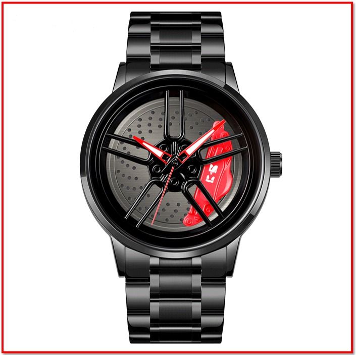 Wheel Watch Rotation Smart Watch for Boys Men Creative Fashion Men Stainless Steel Rotating dial 360 spin watch