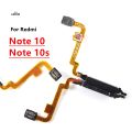 For Xiaomi Redmi Note 10 10s 4G 5G Home Button FingerPrint Touch ID Sensor Flex Cable. 