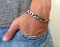 Attractive Looking Black Color Chain Bracelet for Boys - Alloy Tone Hand Band-Black Chain/silver Chain/Goldenchain bracelet. 