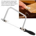Mini U Shaped Woodworking Bow Jewelry Wire Curved Hand Hacksaw Tool+12 Blade. 