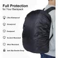 Waterproof Backpack Rain Cover for (30L-50L), Upgraded Anti-Slip Cross Buckle Straps, Triple Strengthened Layers for Hiking Camping Traveling. 