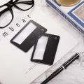 Credit Card Size Lighted 3X Magnifier Bundle Includes 2 Magnifiers, Each Magnifier for Reading Has 3X Lens, Use As 3X Magnifying Glass with Light or As Reading Magnifier for Menus. 