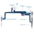 Power Button Flex For iPhone 7 7P 8 8 Plus X XR Xs Max Switch Power With Flash Light Mic Flex Cable Replacement Parts. 