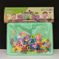 Educational Peg Board For Learning English Aplhabets Pin Board Kids Spelling And Words Learner Board 75+ Alphabatical Pins. 
