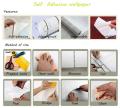 60cm × 200cm Self Adhesive Black / White , Black Gold Marble Sheet for Kitchen - Anti Oil and Heat Resistant Wallpaper. 