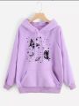 New Hoodie Design Printed Fleece Winter Hoodie for Woman and Girls Pullover Comfortable Wear all Colors. 