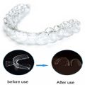 2pcs Silicone Mouth Guard Night Anti Snoring Bruxism Whitening Teeth Mouth Tray Sports Boxing Tooth Protector Sports Brace. 