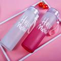 Water Bottle, Frosted Glass/Plastic Keeps Water Cold and Hot for Hours, Water bottle for Girls, Boys, Kids, Easy to Carry for Traveling, Walking, Hiking, School, Gym etc, 500ml.. 