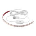 1m 2m 3m LED Sewing Machine Light Strip Kit SMD2835 White USB5V Powered With Touch Switch Lighting Strips for Cabinet Kitchen. 
