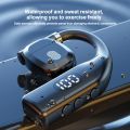 100%new celebrity trend+In stock+COD Wireless Headphones Bone Conduction Bluetooth Earphones with Microphone Handsfree Noise Canceling Headset for Driving Audifonos. 