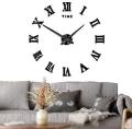 Cooper Half Alphabet DIY 3D 3mm Acrylic Wall Clock (28 Inches) 3D Acrylic Wall Clock Home decoration Number and Alphabetic 3mm-home decor. 