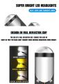 AKE 1 PC HJG Headlight Bulbs H5 Led 32000LM 5500K 2 Tone Yellow White With Waterproof Mini Projector Lens For Motorcycle Car Plug and Play Headlight Lamp, Bulb, Led 9-32 volt. 