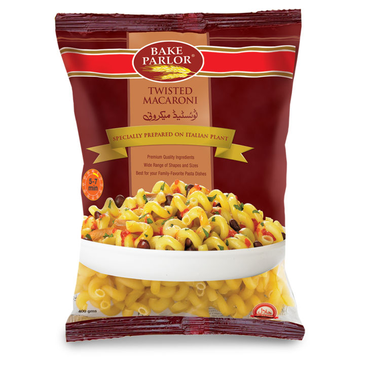 Bake Parlor Twisted Macaroni (Verm) - 400 gm