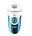 VGR V-700 Cordless Professional 4 in 1 Women Epilator & Shaver for Face, Legs, Underarms & Bikini area with Callus Remover for Wet & Dry. 