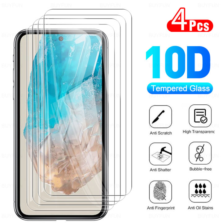 For Samsung Galaxy M35 4PCS 6.6 inches Screen Anti-Fingerprint Protector for Samsung Galaxy M 35 Anti-Scratch Full Screen Protector