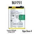 OPPO F17 Battery Replacement BLP791 Battery with 5000mAh Capacity, Lithium Cell Battery for OPPO F17. 