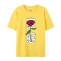 Psychic Excitement Japan Letter Print T-Shirt Hentai Rose Flower Japanese Tops & Tees Fashionable Mens T Shirts Geek Tops Shirt. 