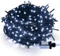 ANSIO Icicle Christmas Tree String Lights 320 LED Waterproof Decorative Fairy Twinkle Lights with 8 Modes Cool White. 