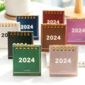 2024 Mini Calendar INS Minimalist Creative Portable Small Calendar Desktop. 