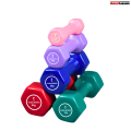 3KG Vinyle dumbells, ladies dumbells, dumbells weight, 3kg Dumbell Pack of 2 ( 3KG+3KG ). 