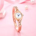 Qualities Pink Fashion Women Watches Rose Gold Luxury Stainless Steel Ladies Wristwatches Diamond Female Bracelet Watch Gifts. 