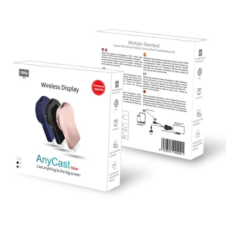 Any Cast Wireless Display Receiver Connect any phone to TV Wireless Screen Sharing Device| Shopikbuzz