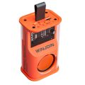 Like New Speakers - K08 Portable Transparent Bluetooth Speaker - Orange. 