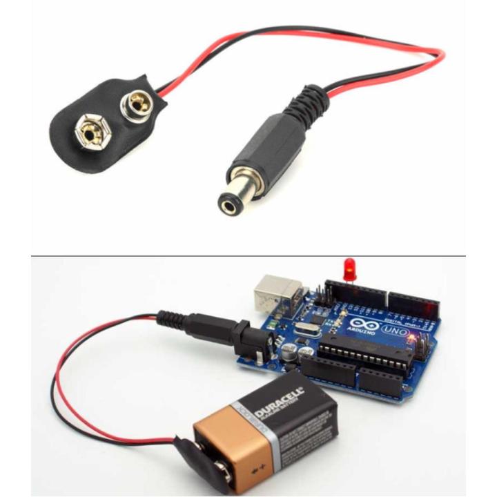 2pcs 9v Arduino Battery Connector clip jack 9v Arduino Battery Connector clip jack