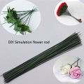 10/20/30pcs 2mm 40cm Floral Stem Wire Crafts Dark Green Wire for Florist Flower Arrangement for DIY Material Handmade Accessoies. 