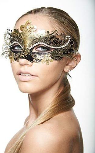 Halloween%20Cosplay%20Masquerade%20Eye%20Mask%20Eyes%20of%20Angel%20Laser%20Cut%20Masquerade%20Mask%20Diamond%20Rhinestone%20Eye%20Shield%20Mask%20for%20Women%20Girls%20Venetian%20Mask%20Party/Ball%20Prom%20Party%20Crown%20Women%20Nightclub%20Queen%20%20Black%20&%20Gold%20-%20Image%202