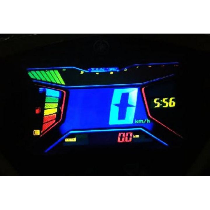 Sunburn LCD Aerox 155 speedometer Sticker Lexi