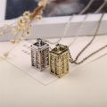 Tardis Necklace Police Box British Telephone Booth London Uk Time Lord Vintage Who Pendant Movie Jewelry Women. 