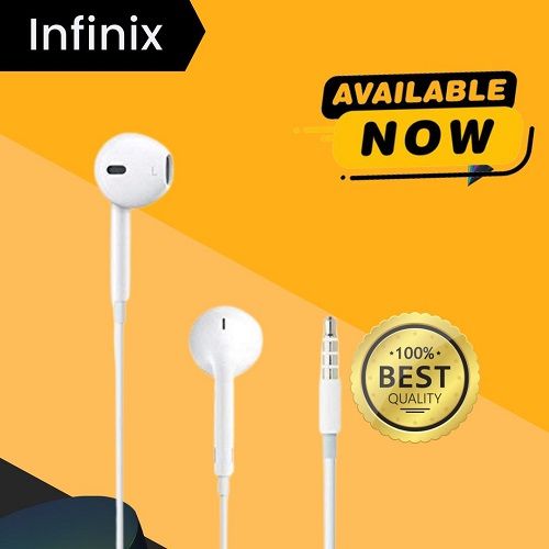 Original Infinix handfree best for gaming calling best quality earphone premium soun...