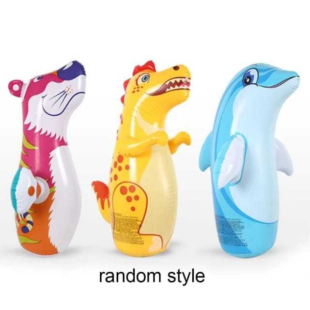 Inflatable Animal Toy Children 3D Bop Bags Designs Boxing Punch Bag Toys for boys and Girls  ,Birthday Gift