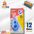 High Quality Correction Tape For Instant Corrections 12m x 5mm - Large, Correction Tape - Pack of 1Pcs Correction Tape 12 Meter X 5 MM, for Journal, Correction Pen, Whitener for Correction, Stationary Items, Correction Pen Tape. 