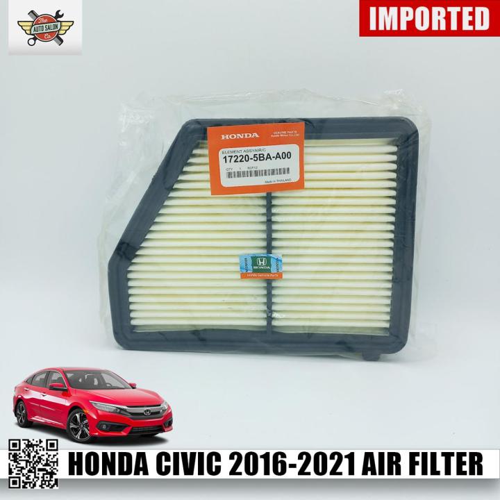 IMPORTED HONDA CIVIC 2016-2021 AIR FILTER 17220-5BA-A00