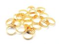 Flat Rings Base, Adjustable Ring Settings, DIY Jewelry Making Findings, 10mm Width 10 Pcs. 