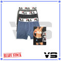 [ 3 PIECES = 1 BOX ] ( HARGA BORONG ) FILA BOXER MEN UNDERWEAR BRIEF. 