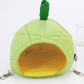Lovely Pineapple Cotton Velvet Hamster Mice Squirrel Hanging House Warm Nest. 