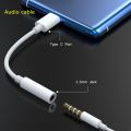 Realme USB Type C to 3.5mm Earphone Jack AUX Audio Headphone Cable Adapter For Real me 50 X50 X50M X50T Q2 pro X7 pro V15 Mi 10. 