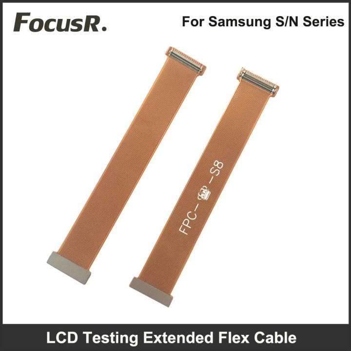 LCD Display Test Cable Flex For Samsung Galaxy S10 S9 S8 S21 S20 Plus Note9 Note20 Ultra 3D Touch Screen Extension Tester Flex