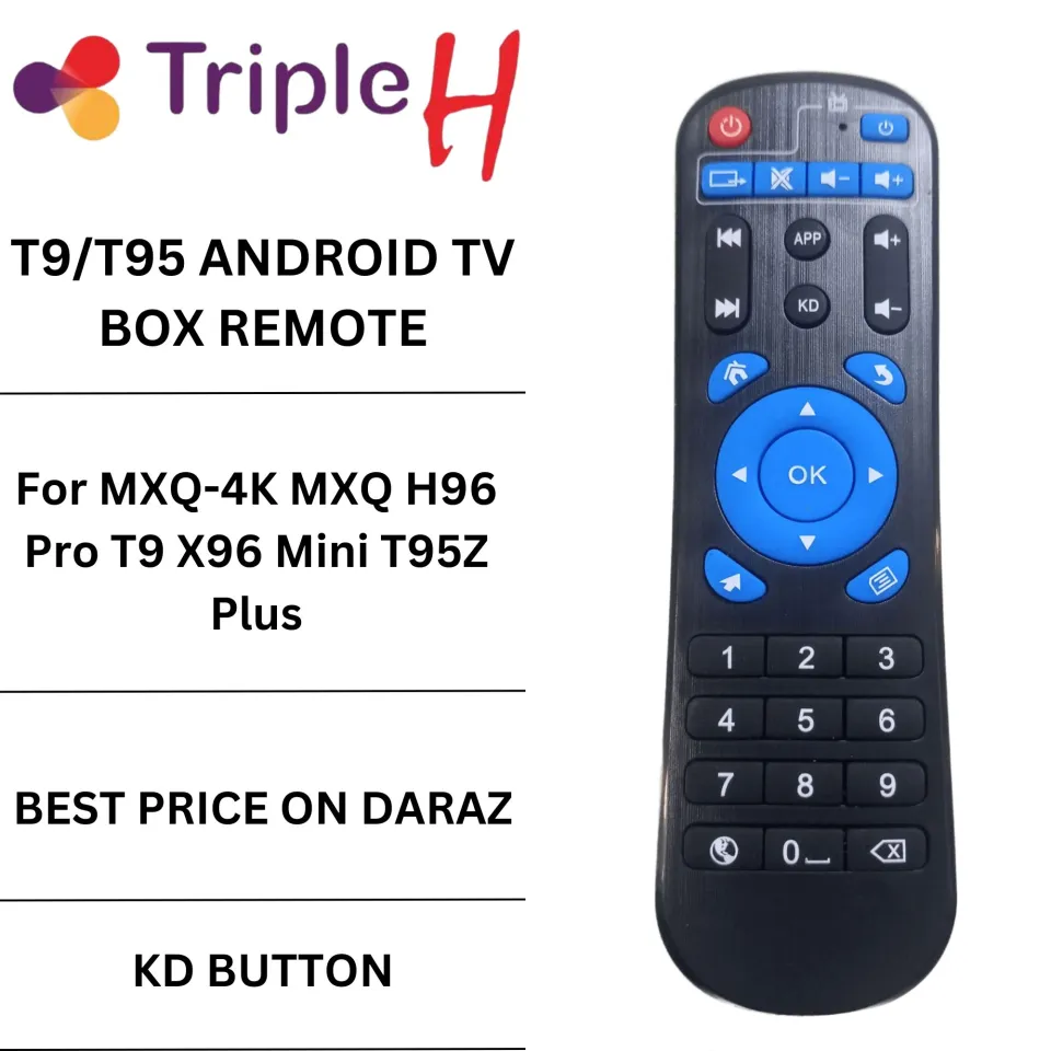 T9 TV Box Remote Android For MXQ-4K MXQ H96 Pro T9 T95Z Plus Smart