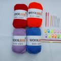 WoolBee Basic Beginner Crochet Kit (25pcs). 