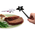 Salt and Pepper Shaker Wands, Black & White & Pink, Star Wand Salt. 