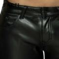 Club Shorts Men's Faux Leather Shorts Stylish Slim Fit with Pockets Zipper Closure Perfect for Party Club Available in Plus Size Men Faux Leather Shorts. 